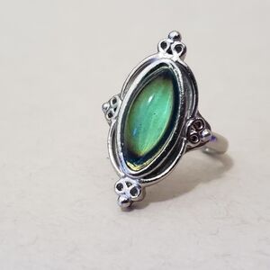 Silvertone Mood Ring